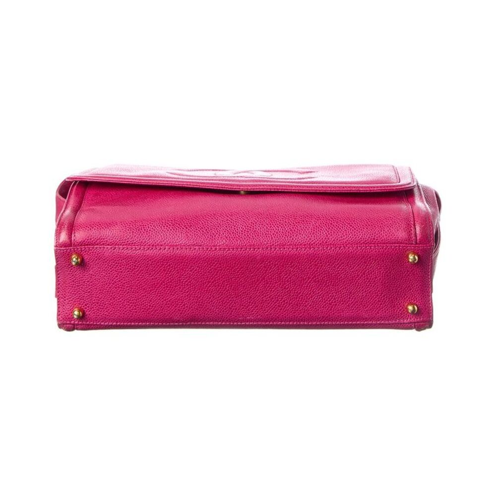 Chanel Hot Pink Caviar Leather Messenger Bag (Authentic Pre-Loved) - Picture 3 of 5